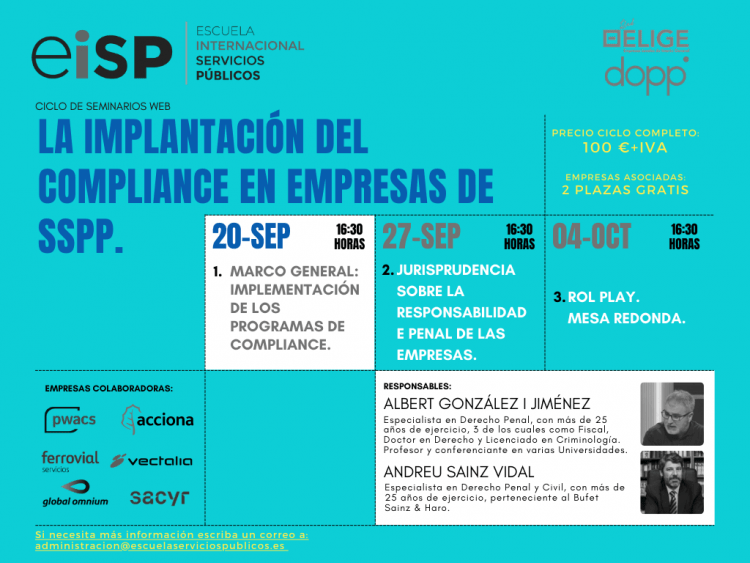La implantación del compliance en empresas de SSPP