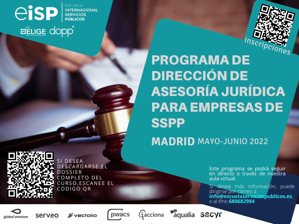 Programa de dirección de asesoría jurídica para empresas de SSPP